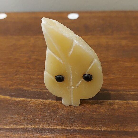 Crystal Leaf Buddies - Yellow Calcite and Dendritic Jasper - Picture 7 of 9